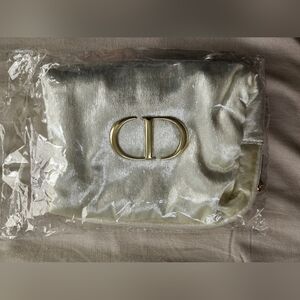 Christian Dior Puffy White Pouch